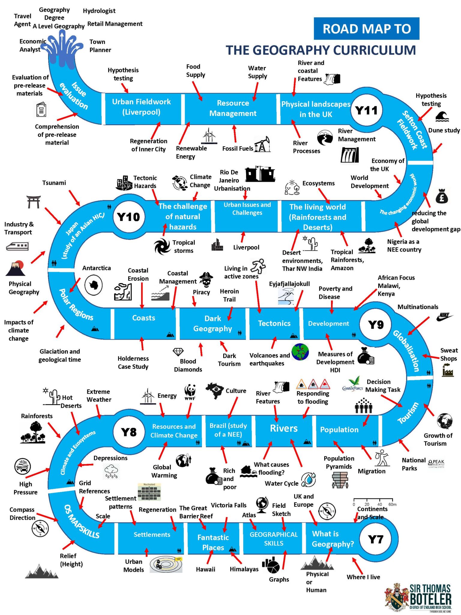 Geography Curriculum Map - Sir Thomas Boteler Church of England High School